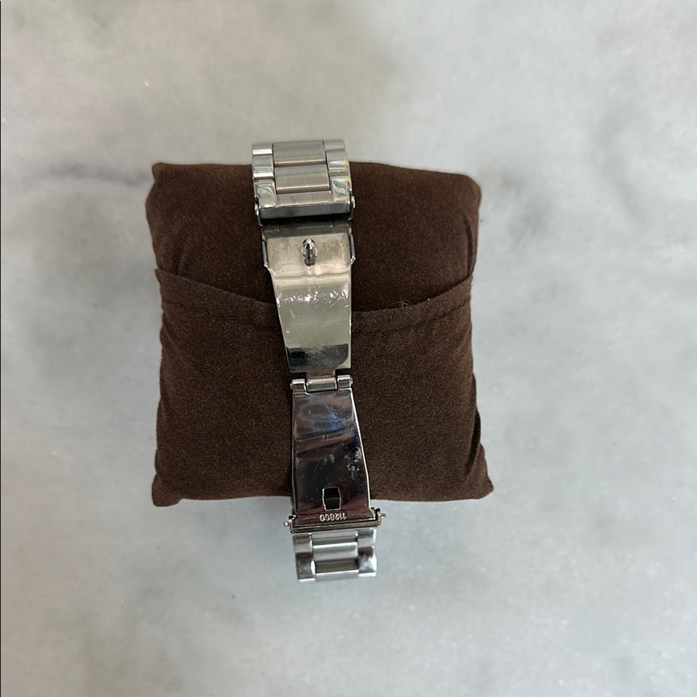 Michael Kors Silver Chronograph Watch with Crystal Details - Picture 4 of 10